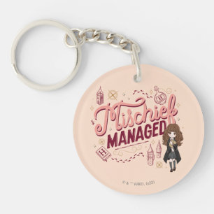 Chibi Hermione "Mischief Managed" Keychain