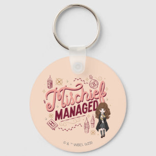 Chibi Hermione "Mischief Managed" Keychain