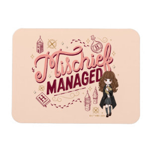 Chibi Hermione "Mischief Managed" Magnet