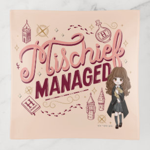 Chibi Hermione "Mischief Managed" Trinket Tray