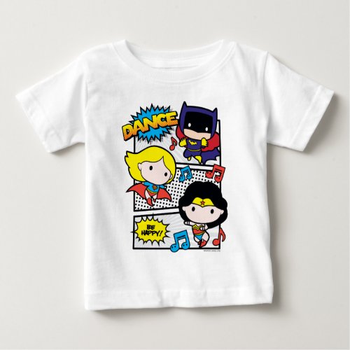 Chibi Heroes Dancing Baby T_Shirt