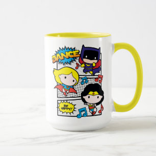Chibi Heroes Dancing Mug