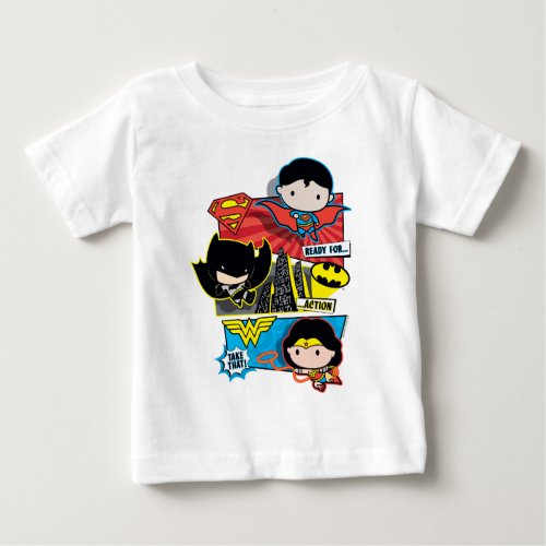 Chibi Heroes Ready For Action Baby T_Shirt