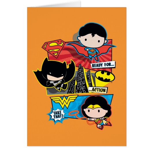 Chibi Heroes Ready For Action! Cards (Front)