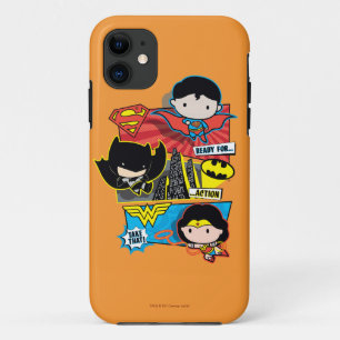 Chibi Heroes Ready For Action! iPhone 11 Case