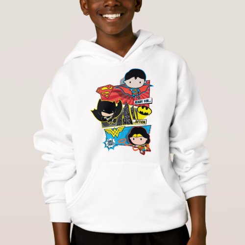 Chibi Heroes Ready For Action Hoodie