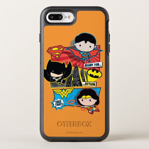 Chibi Heroes Ready For Action! OtterBox Symmetry iPhone 8 Plus/7 Plus Case