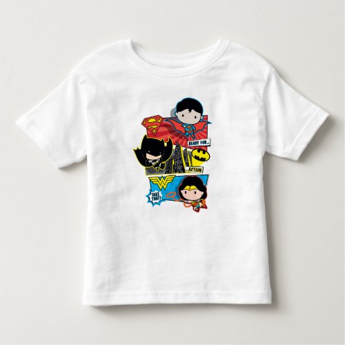 Chibi Heroes Ready For Action Toddler T_shirt