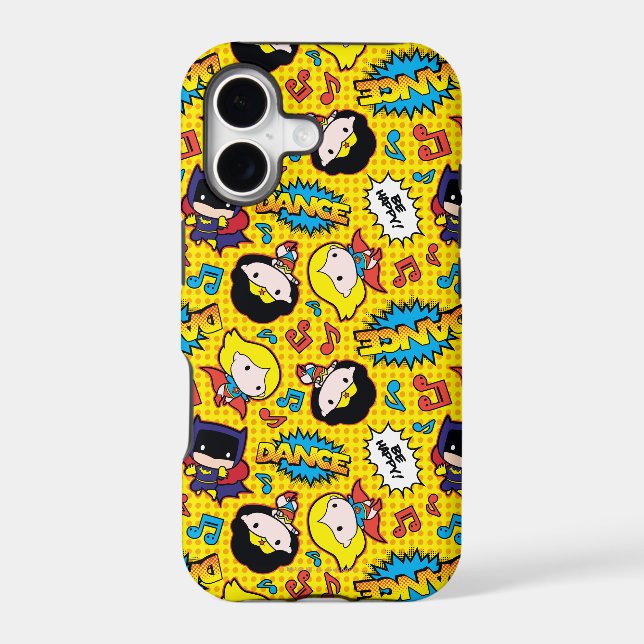 Chibi Heroine Dance Pattern Iphone Case (Back)