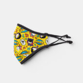 Chibi Heroine Dance Pattern Premium Face Mask (Left)