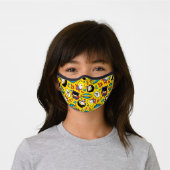Chibi Heroine Dance Pattern Premium Face Mask (Worn)