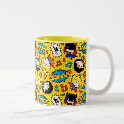 Chibi Heroine Dance Pattern Two_Tone Coffee Mug