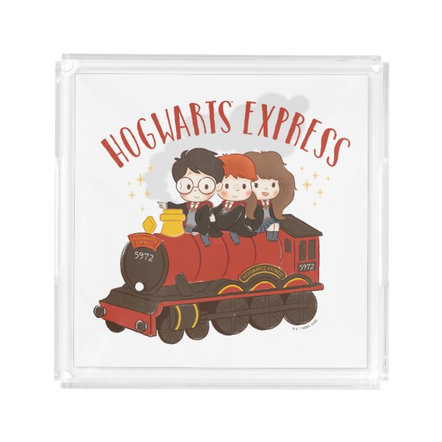 Chibi HOGWARTS EXPRESS™ Ride Acrylic Tray (Front)