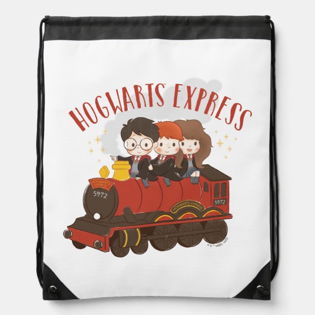 Chibi HOGWARTS EXPRESS™ Ride Drawstring Bag (Front)