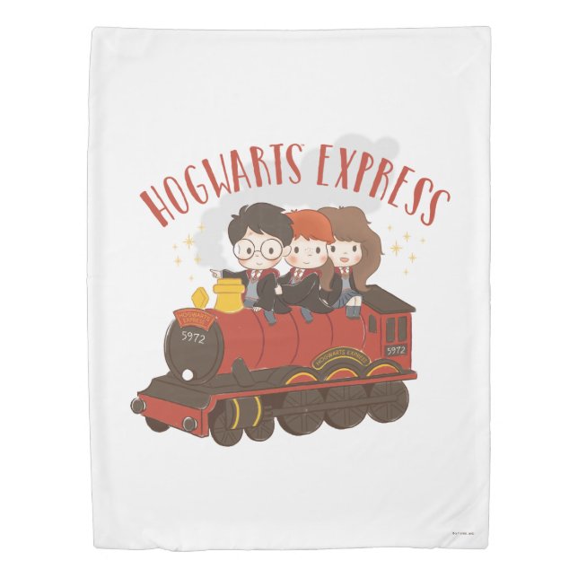 Chibi HOGWARTS EXPRESS™ Ride Duvet Cover (Front)