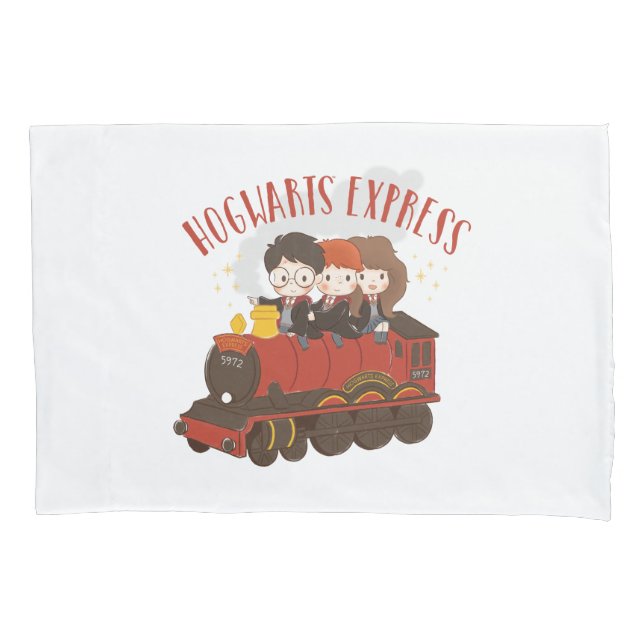 Chibi HOGWARTS EXPRESS™ Ride Pillow Case (Front)