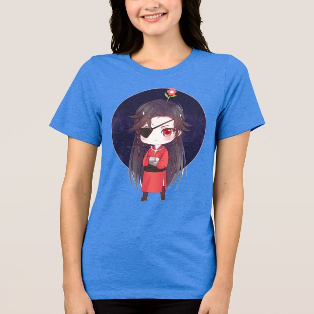 Chibi Hua Cheng Tri-Blend Shirt (Front)