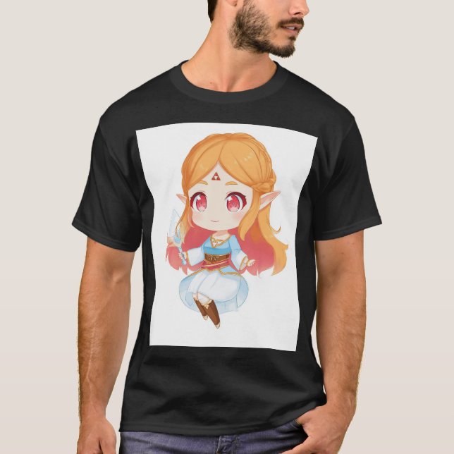 Chibi Hylian‑Style Princess  T-Shirt (Front)