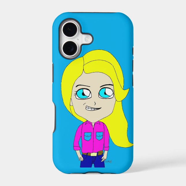 chibi   iphone case (Back)