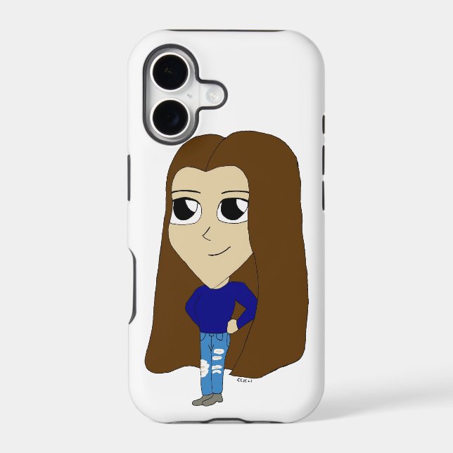 chibi  iphone case (Back)