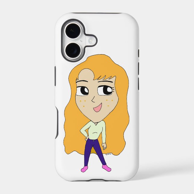 chibi   iphone case (Back)