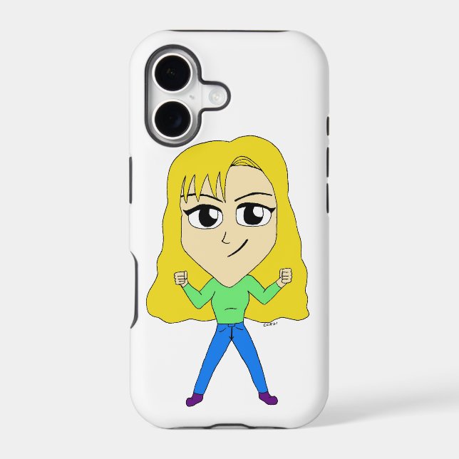 chibi     iphone case (Back)