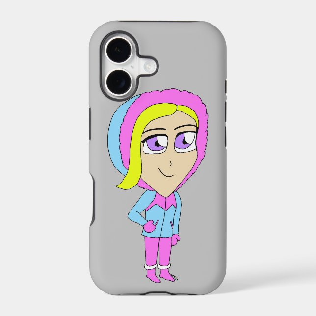 chibi   iphone case (Back)