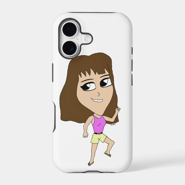 chibi    iphone case (Back)
