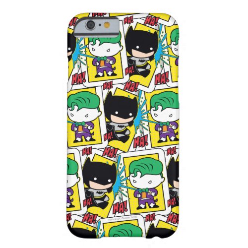 Chibi Joker and Batman Playing Card Pattern Barely There iPhone 6 Case