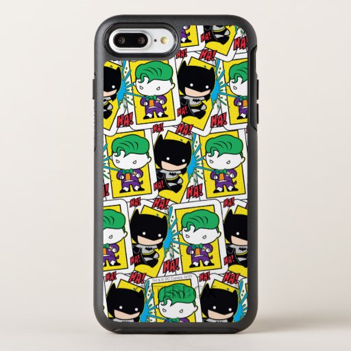 Chibi Joker and Batman Playing Card Pattern OtterBox Symmetry iPhone 8 Plus/7 Plus Case