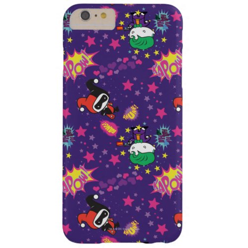 Chibi Joker and Harley Pattern Barely There iPhone 6 Plus Case
