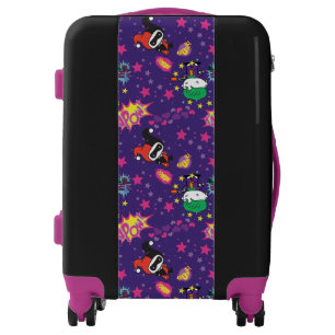 Chibi Joker and Harley Pattern Luggage