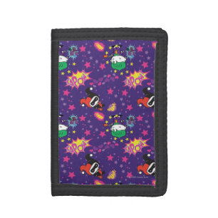 Chibi Joker and Harley Pattern Trifold Wallet