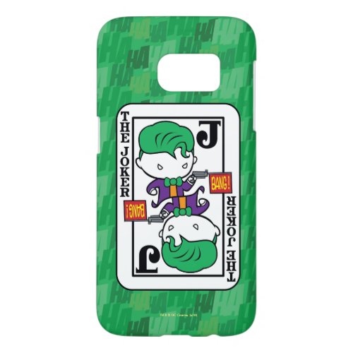 Chibi Joker Playing Card Samsung Galaxy S7 Case