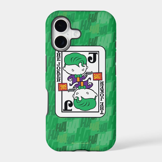 Chibi Joker Playing Card Iphone Case (Back)