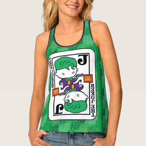 Chibi Joker Playing Card Tank Top