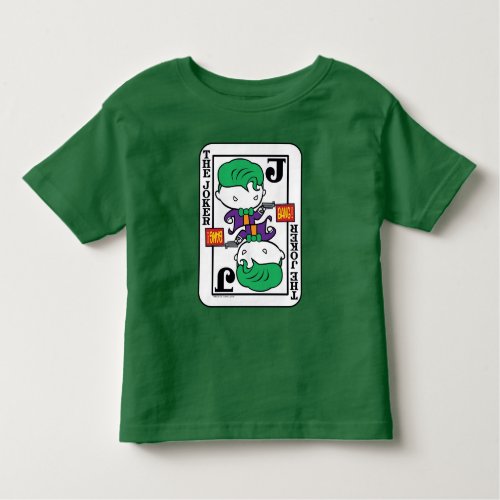 Chibi Joker Playing Card Toddler T_shirt