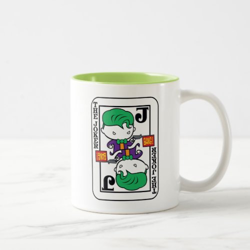 Chibi Joker Playing Card Two_Tone Coffee Mug