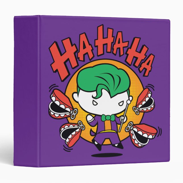 Chibi Joker With Toy Teeth Binder (Front/Spine)