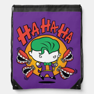 Chibi Joker With Toy Teeth Drawstring Bag