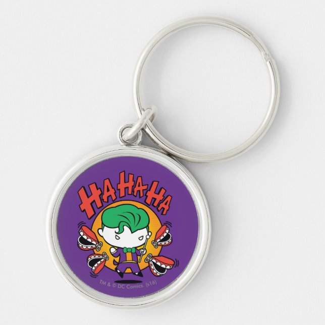 Chibi Joker With Toy Teeth Keychain (Front)