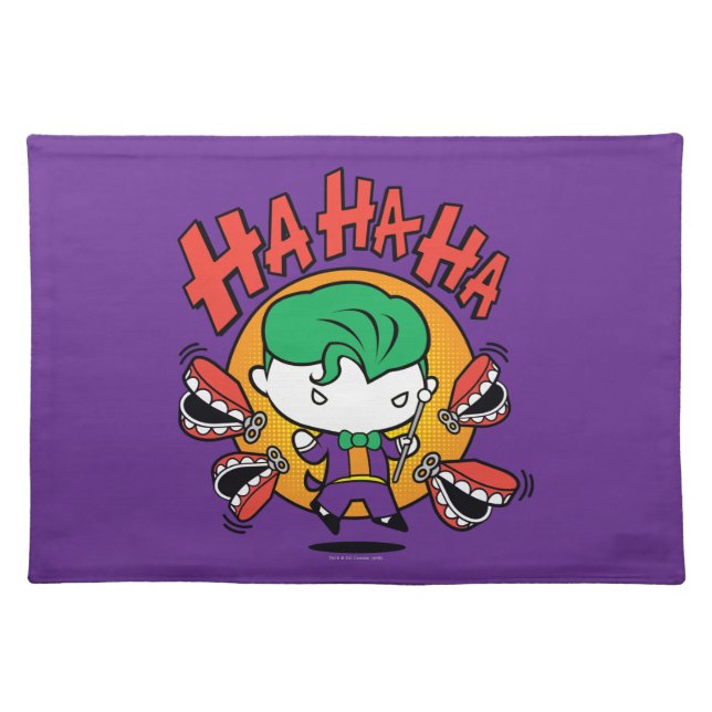 Chibi Joker With Toy Teeth Placemat (Front)