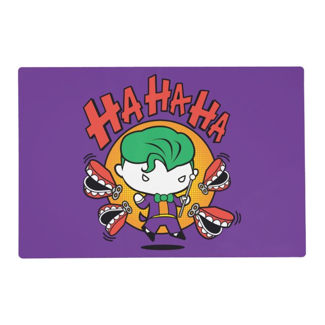 Chibi Joker With Toy Teeth Placemat (Front)