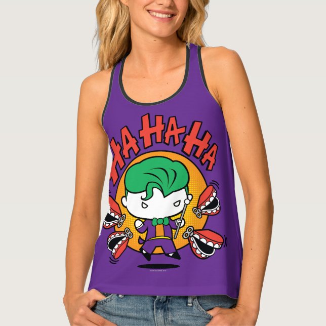 Chibi Joker With Toy Teeth Tank Top (Front)