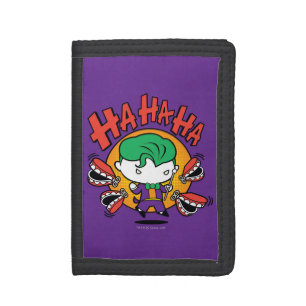 Chibi Joker With Toy Teeth Tri-fold Wallet