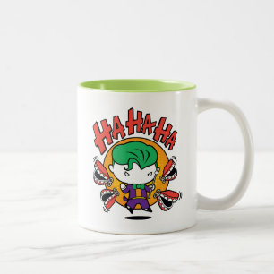 Chibi Joker With Toy Teeth Two-Tone Coffee Mug