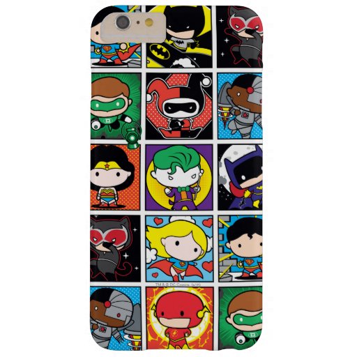 Chibi Justice League Character Pattern Barely There iPhone 6 Plus Case