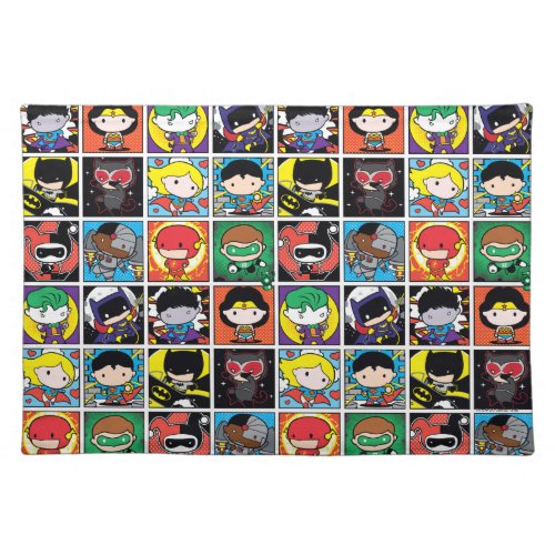 Chibi Justice League Character Pattern Cloth Placemat