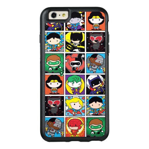 Chibi Justice League Character Pattern OtterBox iPhone 6/6s Plus Case