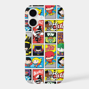 Chibi Justice League Compilation Pattern iPhone 17 Case